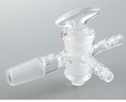 Đầu nối thủy tinh 3 chiều, khóa van thủy tinh TS19/38 AS ONE 2-9604-02